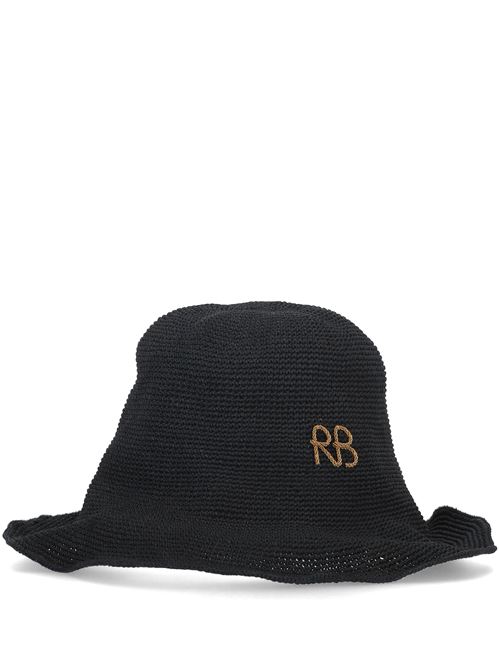 Cappello a tesa larga con logo RUSLAN BAGINSKIY | BCT033PSTRKNMRBBLACK